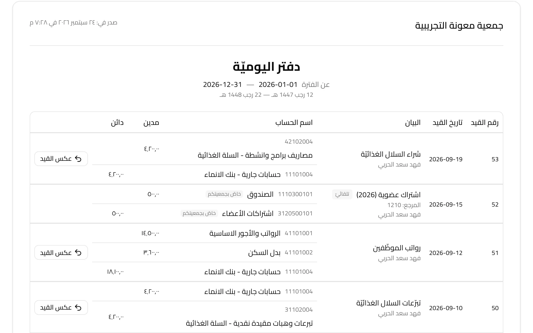 المحاسبة